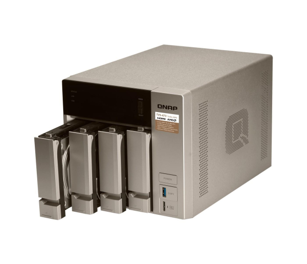 QNAP TVS-473-8G (4xHDD, 4x2.1-3.4GHz, 8GB, 6xUSB,4xLAN) - 346476 - zdjęcie 4